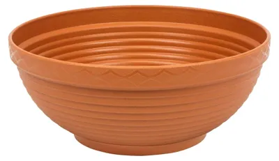 Produktbild von Terracotta Blumentopf, 3 x h 125 mm, Durchmesser: 295 mm, rund, Gartendekoration