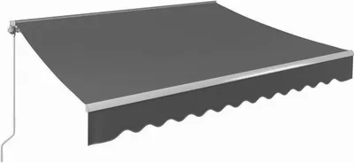 Obrázek produktu pro Manuální markýza Happyment - ochrana před sluncem na terase a zahradě - 250 x 300 cm