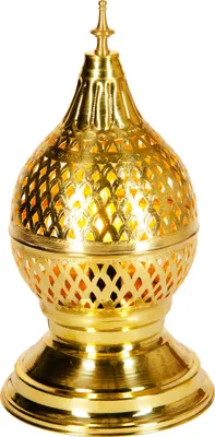 Zdjęcie produktu dla Orientalna mosiężna lampa stołowa lampka nocna Ishrat złota