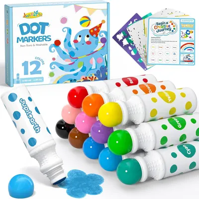 Produktbild von Punktemaler für Kleinkinder, 38-teilig, 12 Farben, 144 Aktivitätsblätter, für Kinderkunst