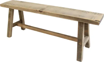 Produktbild von Deko Holzbank 'Used-Look' Bank Dekobank Holz Vintage Shabby rustikal Blumenbank