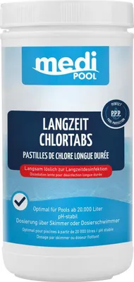 Produktbild von mediPOOL Langzeit ChlorTabs 1 kg