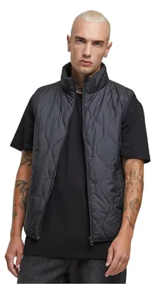 Produktbild von Urban Classics - Weste Wattiert für Herren TN1665 (5XL) (Schwarz)