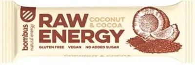 Zdjęcie produktu dla Baton RAW ENERGY kokos-kakao BEZGL. 50 g