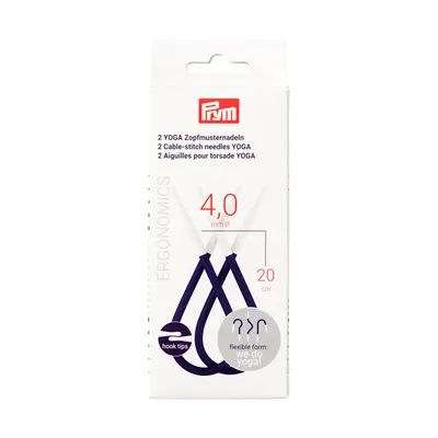 Produktbild von Prym YOGA Zopfmusternadeln 4,0mm - 191 112