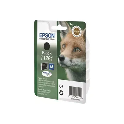 Immagine prodotto di Cartuccia d'inchiostro, Epson T1281, nero, serie Renard