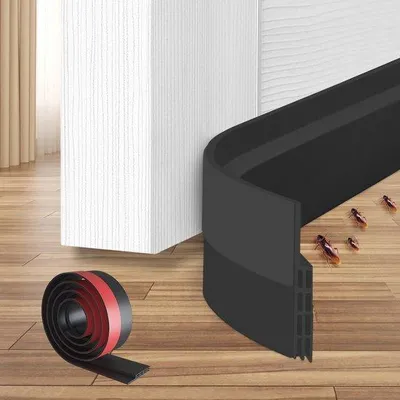 Produktbild von Famanu Türdichtung 2" B x 39" L - selbstklebend, schalldicht, wetterbeständig