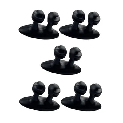 Produktbild von 5x Kabelhalter für Auto - Schwarz