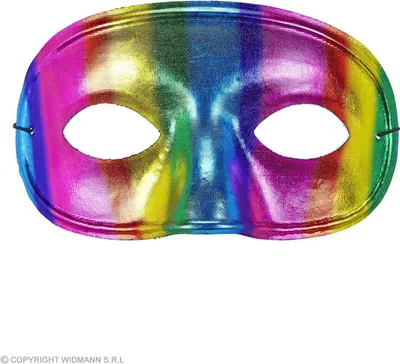 Produktbild von Augenmaske Regenbogen Metallic 8003558036455