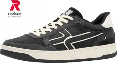 Produktbild von Rieker Evolution Herren Sneaker in Schwarz, Größe 40