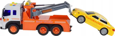 Produktbild von Lolex | Autotransporter mit Auto - 1:16 - Licht- und Soundeffekte - Kreatives Spielzeug
