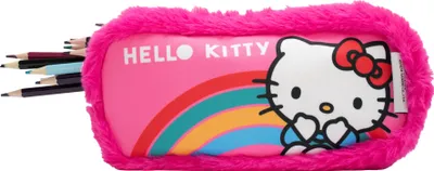 Zdjęcie produktu dla Niebieskie niebo - Hello Kitty - Tęcza - Miękki, prostokątny pokrowiec