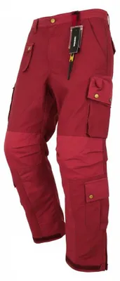 Produktbild von Diesel P-giulia Damenhose, Burgunderrot, Leinen, Cargo, weite Passform,300,-