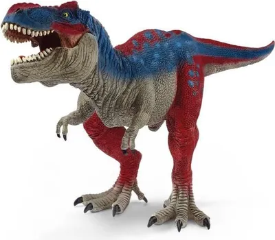 Produktbild von Tyrannosaurus Rex Figur, Schleich 72155 Dinosaurs, Größe 28 cm, Blau