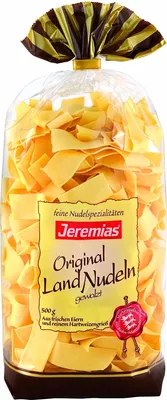 Image de Jeremias Bandnudeln 20mm laminé Gourmet Œuf frais Pâtes de campagne 500g