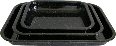 Image de Plaque de cuisson en émail 29 x 23 x 5 cm, fabriquée pour BELIS/SFINX