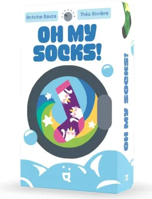 Produktbild von HELVETIQ Oh my Socks, Gesellschaftsspiel, Lustiges Socken-Kartenspiel, Für die coolste Socken-Sammlung, Spannende Aktionen, Für 2–5 Spieler ab 6 Jahren