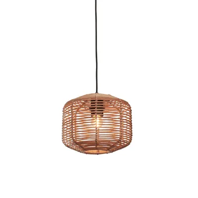 Produktbild von GOOD&MOJO - Hängeleuchte Tanami - Rattan - Ø25cm Hängelampe - Esstischlampe - Wohnzimmerlampe - Schlafzimmerlampe - Wohnzimmer