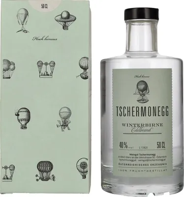 Image de Tschermonegg Winterbirne Edelbrand 40% Vol. 0,5l en boîte cadeau