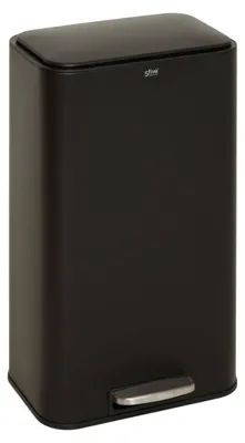 Produktbild von Rechteckiger Treteimer "Delta" 30 l, schwarz