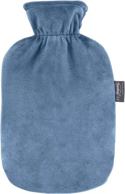 Productafbeelding van Warmwaterkruik 2,0 Liter met Zachte Pluche Hoes - Voor Warmte en Pijnverlichting