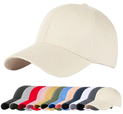 Image de Casquette de baseball unie avec fermeture réglable, idéale pour l'été