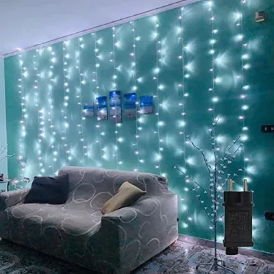 Zdjęcie produktu dla Kurtyna świetlna 3X3M 300 diod LED 8 trybów dekoracja okna na prezent