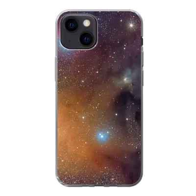 Produktbild von MuchoWow® Handyhülle Schutzhülle Hülle für iPhone 13 mini Universum - Sterne - Farben - Jungen - Mädchen - Kinder Silikon Softcase Handy Hülle - Softcase