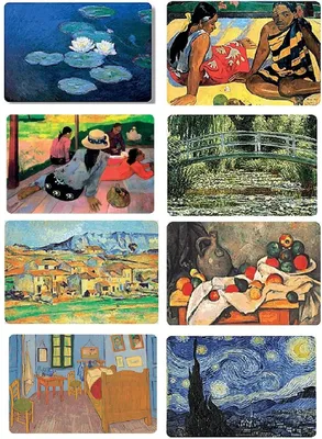 8 Tischsets 42 x 29 cm rechteckig Polyurethan