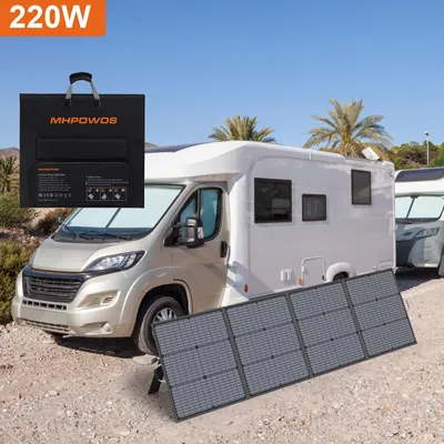 Produktbild von Solarpanel – Photovoltaikpanel – Solarzelle – 220W, 20V