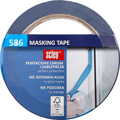 Produktbild von Blaues Scley-Abdeckband 30 mm x 33 m *586*