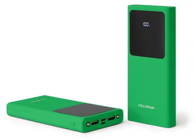 Produktbild von Forever, Powerbank 10000mAh USB QC OUT USB-C PD IN/OUT Micro-USB IN, Grün