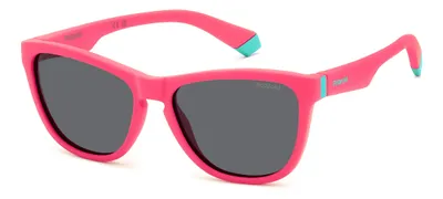 Produktbild von Polaroid Kinder PLD 8056/S Matte pink 49/14/130 JUNIOR Sonnenbrillen