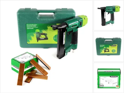 Produktbild von Prebena 2XR-ES40 Klammergerät Druckluft Nagler im Transportkoffer Typ ES + 5200x Prebena ES26CNKHA Heftklammern