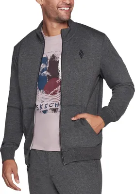 Zdjęcie produktu dla Skechers Bluza bez kaptura GOwalk Everywhere Męska bluza dresowa M3JA195 917 CHAR szary , Rozmiar odzieży:L