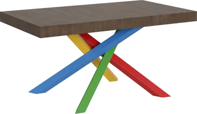 Produktbild von ITAMOBY - Ausziehtisch 160/420x90 cm Volantis Nussbaum Tischbeinein 4/B Farbkombination