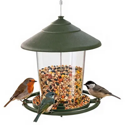 Immagine prodotto di Mangiatoia per uccelli resistente alle intemperie, ideale per balconi e giardini