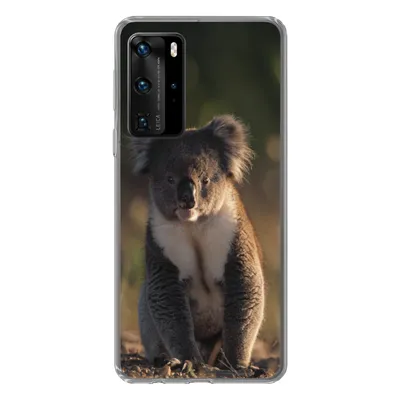 Produktbild von MuchoWow® Handyhülle Schutzhülle Hülle für Huawei P40 Pro Koala - Sonne - Tier - Kinder - Jungen - Mädchen Silikon Softcase Handy Hülle - Schutz