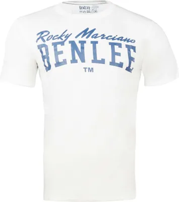 Image de T-shirt homme coupe normale LOGO White M BENLEE