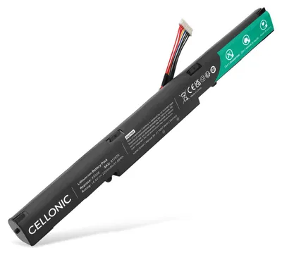 Image de CELLONIC 1x Batterie pour Ordinateur portable Compatible avec ASUS R752L, X750LN, F750J, F751YI - (2200mAh, 14.4V)