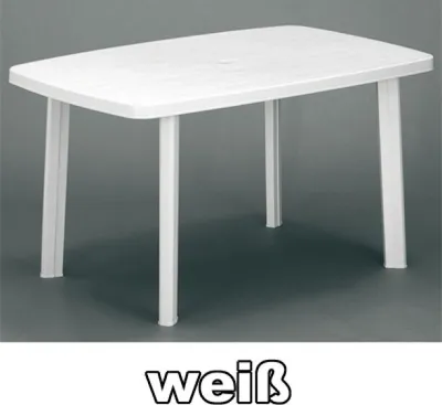 Produktbild von PROGARDEN Faro stůl 90x140 cm bílý oválný