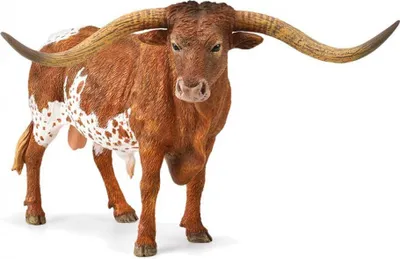 Produktbild von Texas Longhorn Bull handbemalte Figur