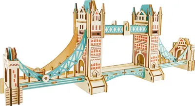 Zdjęcie produktu dla RAPPA Woodcraft Drewniane puzzle 3D Tower Bridge