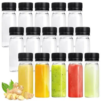 Image de Bouteilles en plastique réutilisables (50 pièces) pour boissons