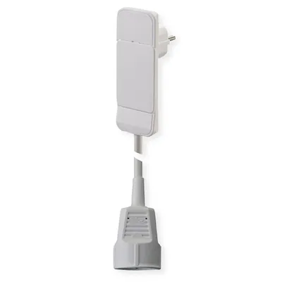 Produktbild von BACHMANN SmartPlug Flachstecker 1x Schutzkontakt weiß, 3m