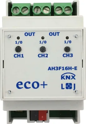 Produktbild von LINGG & JANKE Lingg+Janke KNX eco+Schaltaktor 79236 3f,AH3F16H-E,Handbedienung,16A,3TE