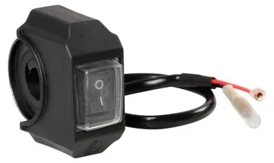 Image de Interrupteur de lampe étanche pour guidon 12V 6A Max D 22-32mm