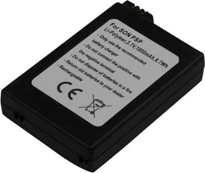 Immagine prodotto di Avizar, Batteria Sony PSP-1000 1800 mAh Li-Polymer 3,7 V, nera