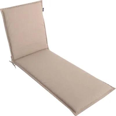 Produktbild von LILENO HOME Sonnenliege Auflage als [1er Set - Rollliege] in Taupe - Gartenliegen Auflage perfekt für Strandliege - Polster Auflage für Gartenliege (190x60x5cm) MALT