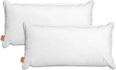 Produktbild von sleepling – 2er Set Wasserkissen, 40 x 80 cm, orthopädisches Kopfkissen, 100% Baumwolle, weiß